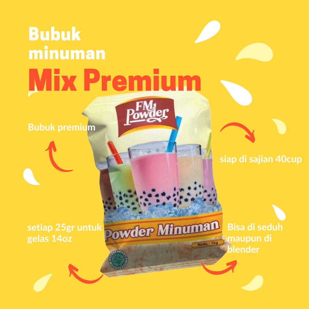 BUBUK MINUMAN FM POWDER PLAIN 1KG
