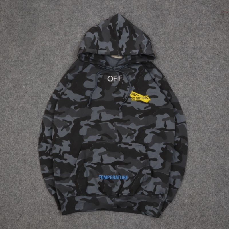 HOODIE camo off white crossline / FULLOVERHOODIE camo off white