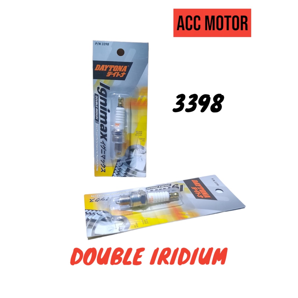 Busi Motor Double Iridium Yamaha X-Ride - Daytona IGNIMAX 3398