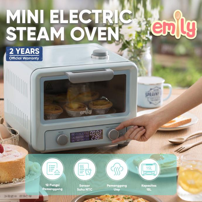 Emily Electric Mini Steam Oven 15L / Oven Listrik