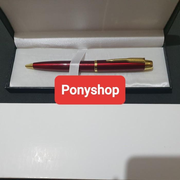 

Pen Metal Promosi Model Parker Tw Sonnet Red Gt Klip Emas Best Seller