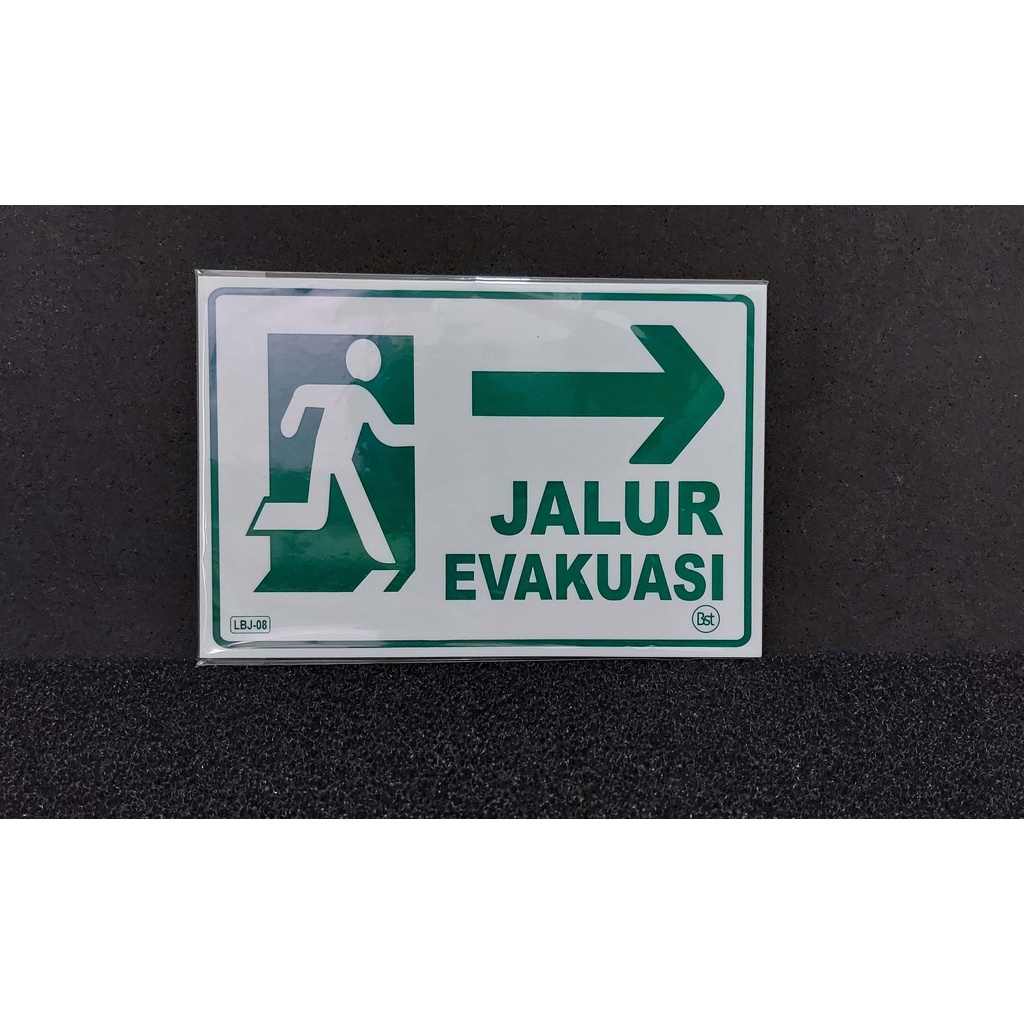 

Label Akrilik Jalur Evakuasi Kanan Jumbo