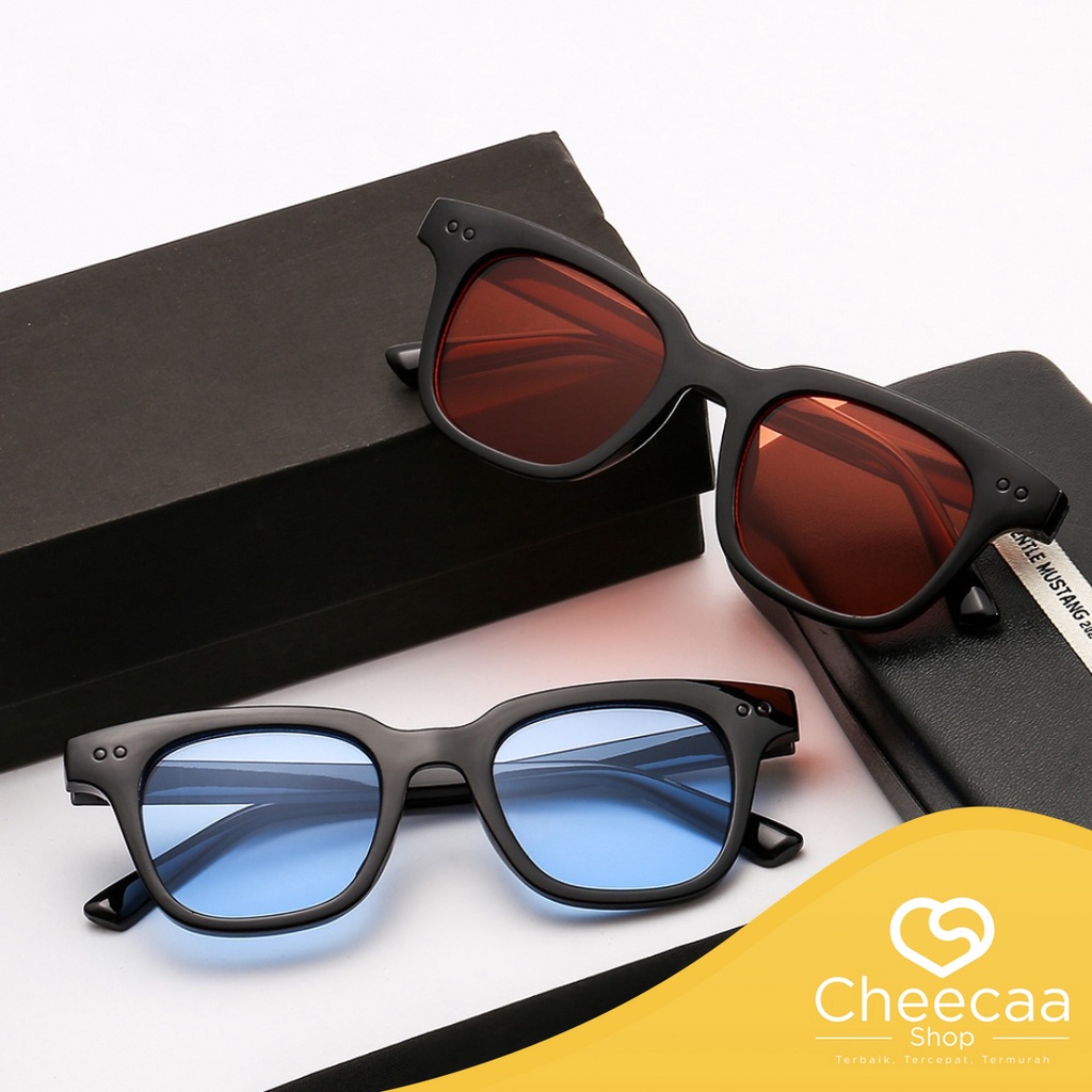 CC (KM49) Kacamata Terbaru Wanita Kotak Style Kacamata Sunglasses Import Wanita Kacamata Fashion Murah