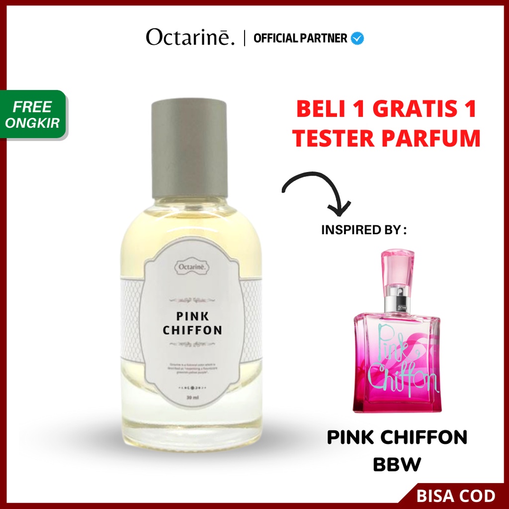 Parfum Pria Tahan Lama AromaManis Fresh Vanilla by Octarine - Inspired by BBW Pink Chiffon | Parfume Farfum Perfume Minyak Wangi Cewek Cowok Murah Original