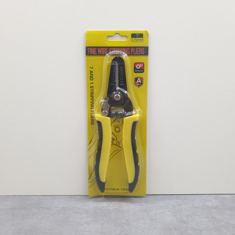 TANG KUPAS KABLE 7 INCH 3IN1 CABLE POTONG TANG POTONG WIRE STRIPPER 7&quot;