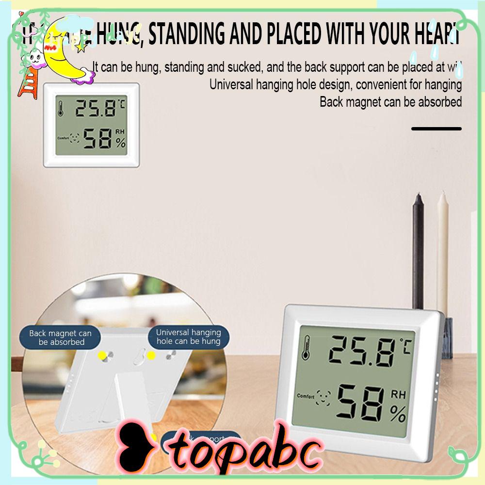 Top Digital Thermo-Hygrometer Thermo-Hygrometer Rumah Weather Station Indoor Sensor Suhu