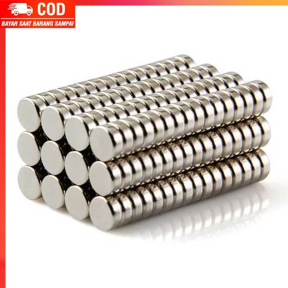 ( 100% BARANG ORI ) Taffware Strong Neodymium Magnet NdFeB N50 100 PCS