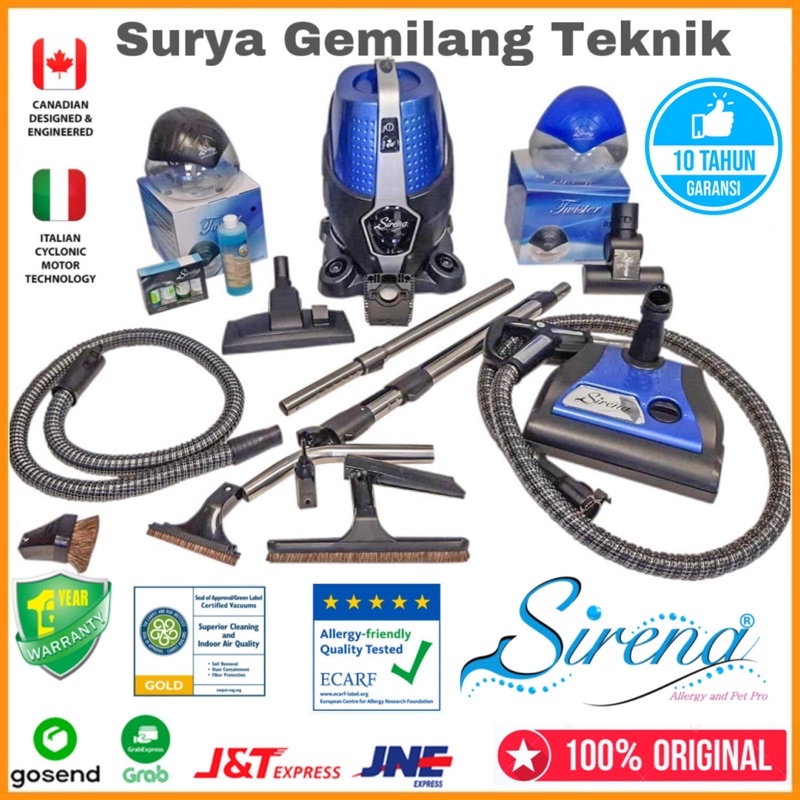 Jual Sirena Hydrocleaner Vacuum Tungau Vacum Sirena Hydro Cleaner Italy ...