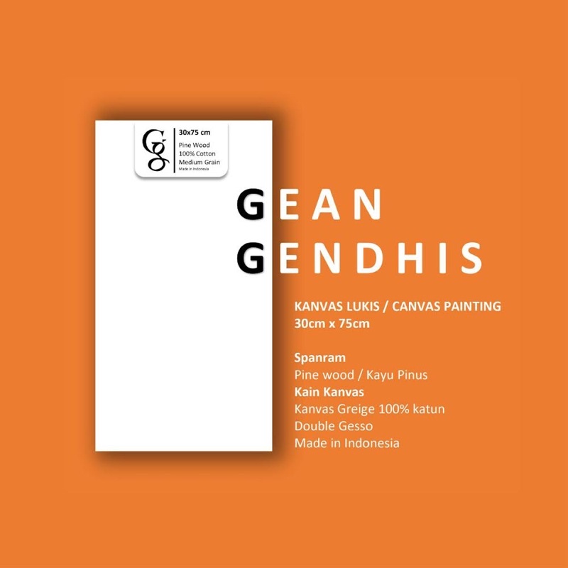 

KANVAS LUKIS 30x75 cm | CANVAS PAINTING | Gean Gendhis