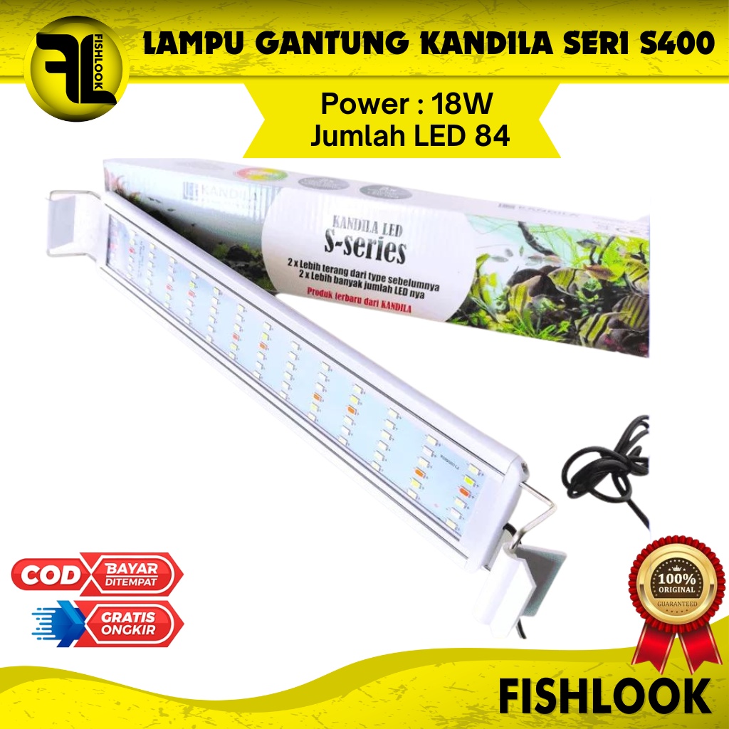 Kandila S400 S400RGB S-400 RGB Lampu Aquascape LED Aquarium Gantung