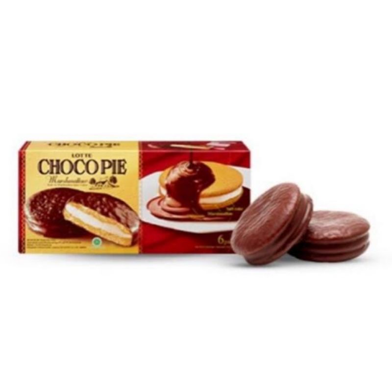 

LOTTE CHOCO PIE 28gram cholate cheese COKLAT KEJU