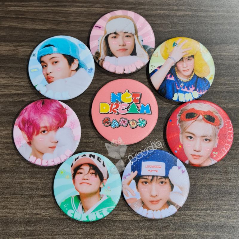 NCT Dream Candy Cermin Hand Pocket Mirror Square