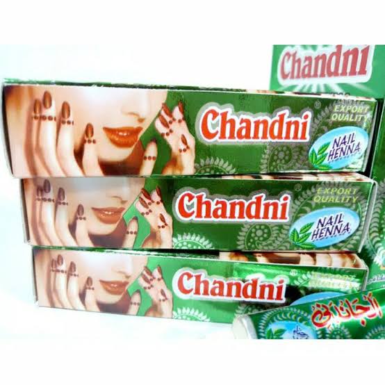 Hena Chandni nail original [marun] saudi isi 12pcs