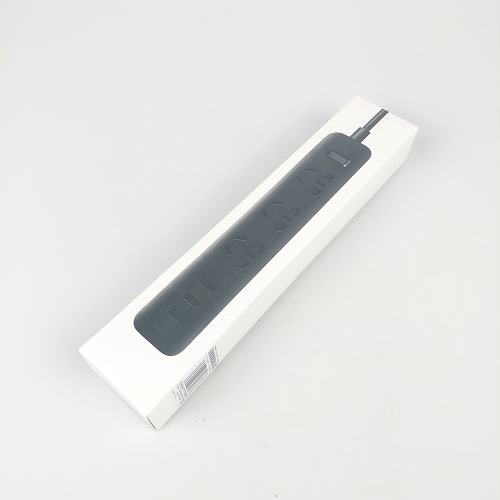 STOP KONTAK MI SMART POWER STRIP 3 PLUG DENGAN 3 USB PORT 2A XMCXB01QM ORIGINAL