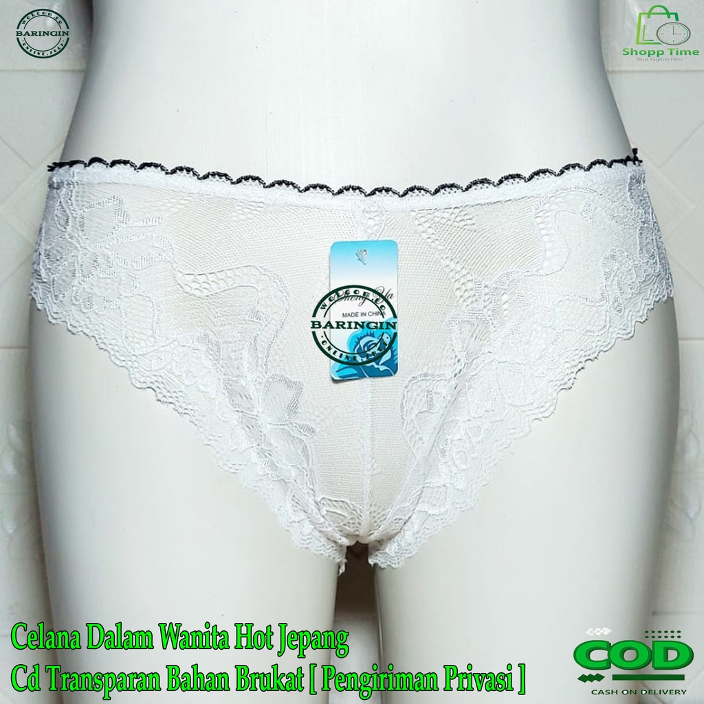 Promo [ isi 3 Pcs ] Celana Dalam Wanita G String Lace transparan Sexy Thongs-Celana Dalam Sexy Lace Gstring Honeymoon
