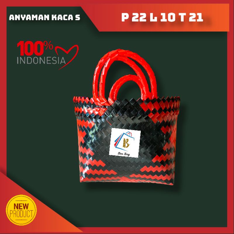 tas anyaman Candy premium S kwalitas terbaik