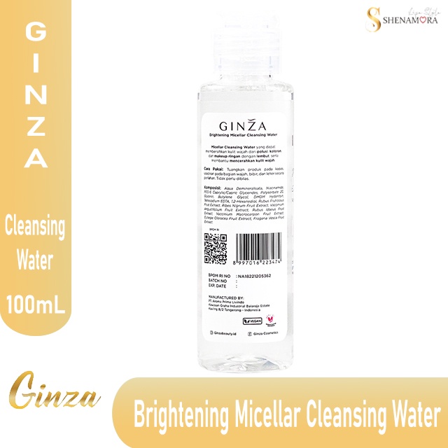 Ginza Micellar Cleansing Water Brightening 100ml | PINK