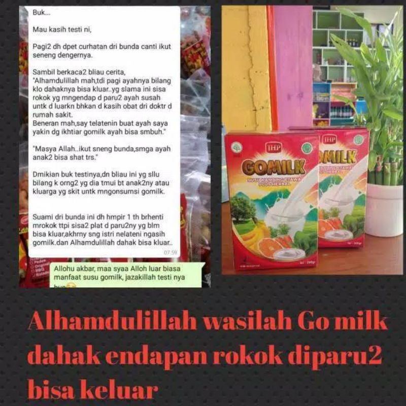 Paket Gomilk 2 kotak dan Susu Kambing Etawa D.A