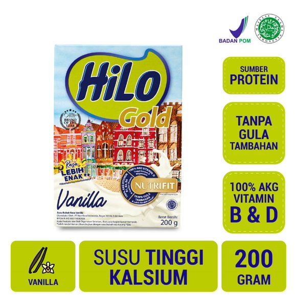 

Nycyta Home Hilo Gold Chocolate 250Gr/ Vanilla 200Gr/ Original 200Gr