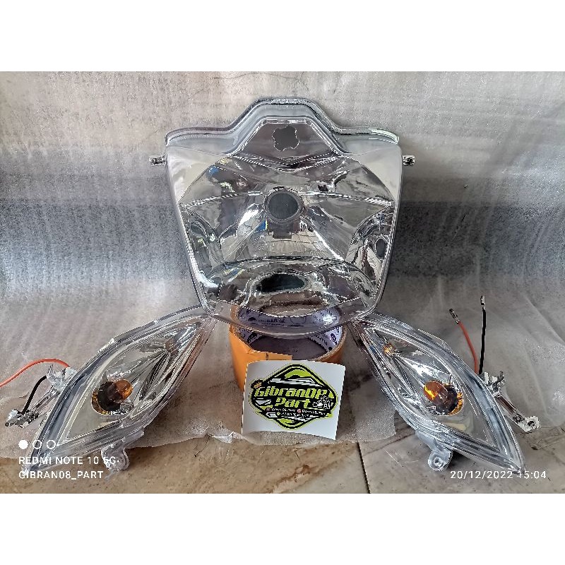 COVER LAMPU REFLEKTOR DEPAN HONDA KARISMA X 125 LAMPU KARISMA 125 D PLUS SEIN DEPAN HONDA KARISMA 12