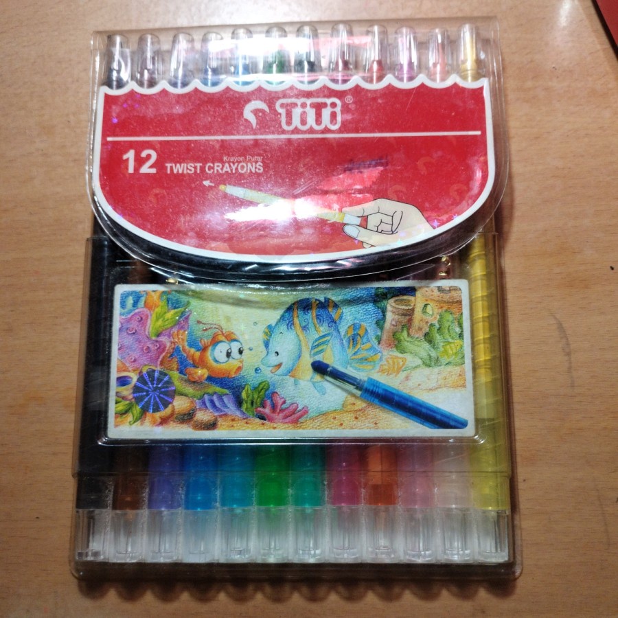 

Titi 12 Twist Crayon Krayon Warna Bekas