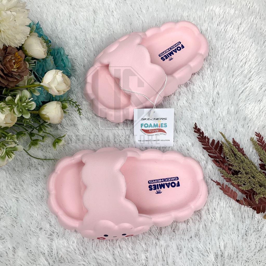 Sandal Selop Anak Perempuan Cloud Awan Korean Style Eva Ringan Terbaru Slip On Jelly Cute Sandal Slop Wanita Anak Anak