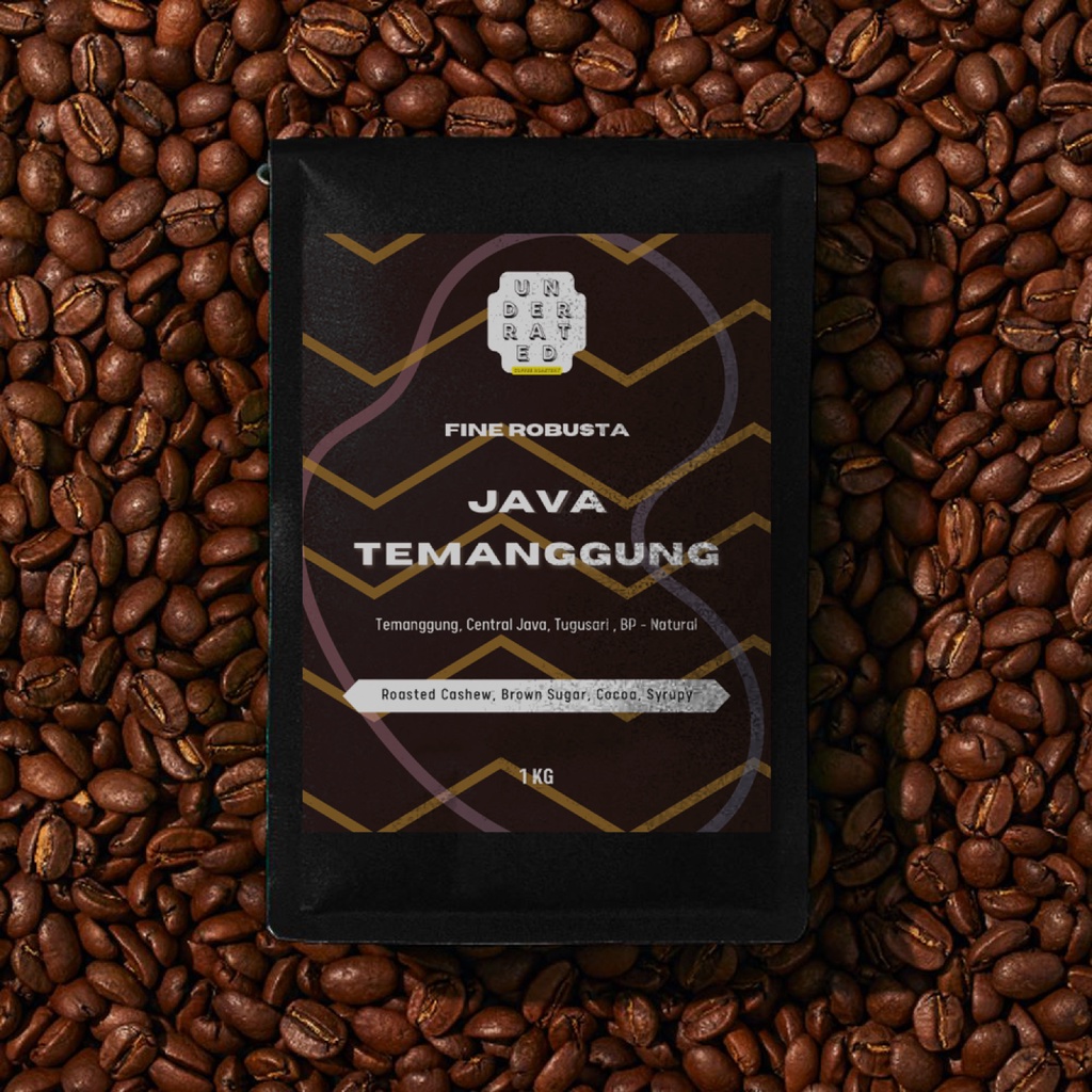 

Biji Kopi Fine Robusta Java Temanggung Coffee Beans 1kg by Underrated Coffee Roastery