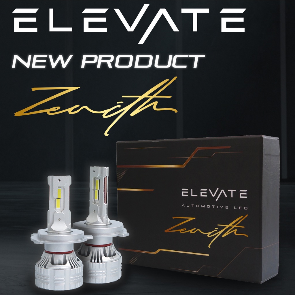 Elevate ZENITH LED Double Heat Pipe 65W 6000K LED Headlamp / LED Foglamp