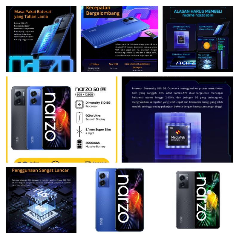 REALME narzo 50 5G 6GB 128GB