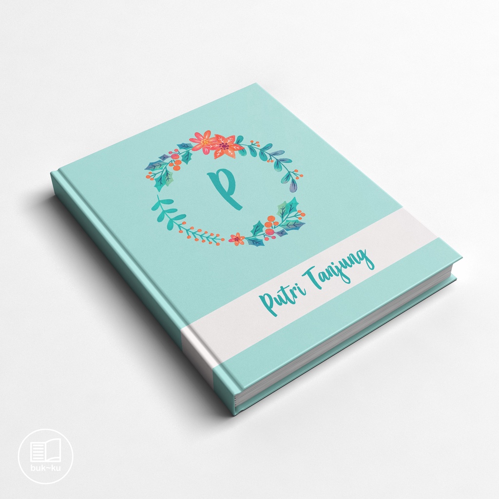 

Buku Catatan Notebook Hardcover Custom inisial