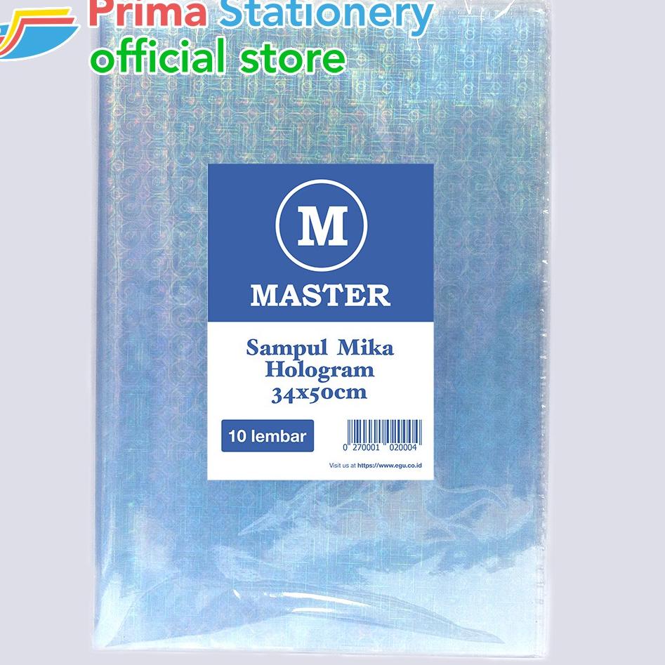 

(K-A1A-✓) Master Sampul Buku Mika Hologram 34x50cm - Plastik Book Cover proses cepat