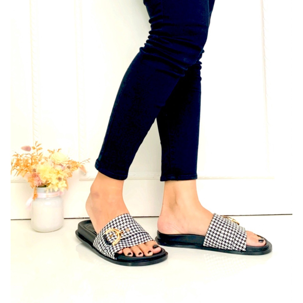 SANDAL WANITA KEKINIAN FLAT CKS507 PREMIUM IMPORT