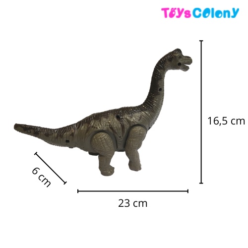 Dinosaurus The World - Brachiosaurus Bisa Jalan Ada Lampu Dan Bersuara