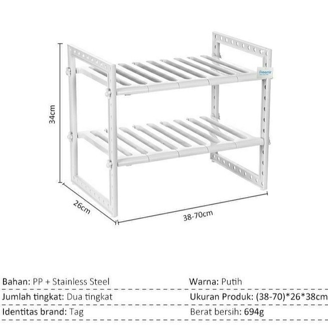 Rak untuk dibawah wastafel ORIGINAL