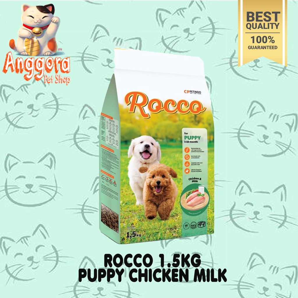 Makanan anjing murah Rocco Dog Food 1,5 Kg All Variant