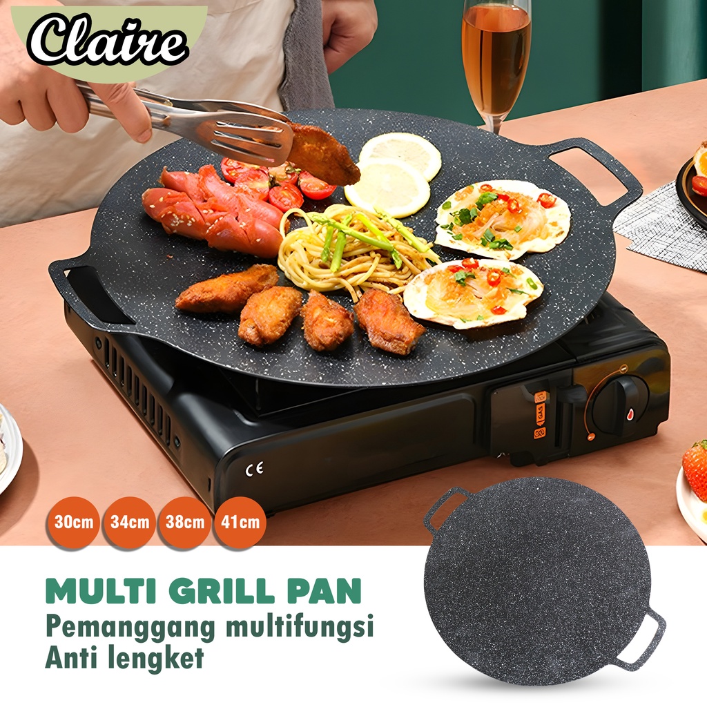 WAJAN DATAR / KUALI WAJAN KONDUKSI /  GRILL PAN / LOYANG DATAR UNTUK MASAK MARTABAK TELOR