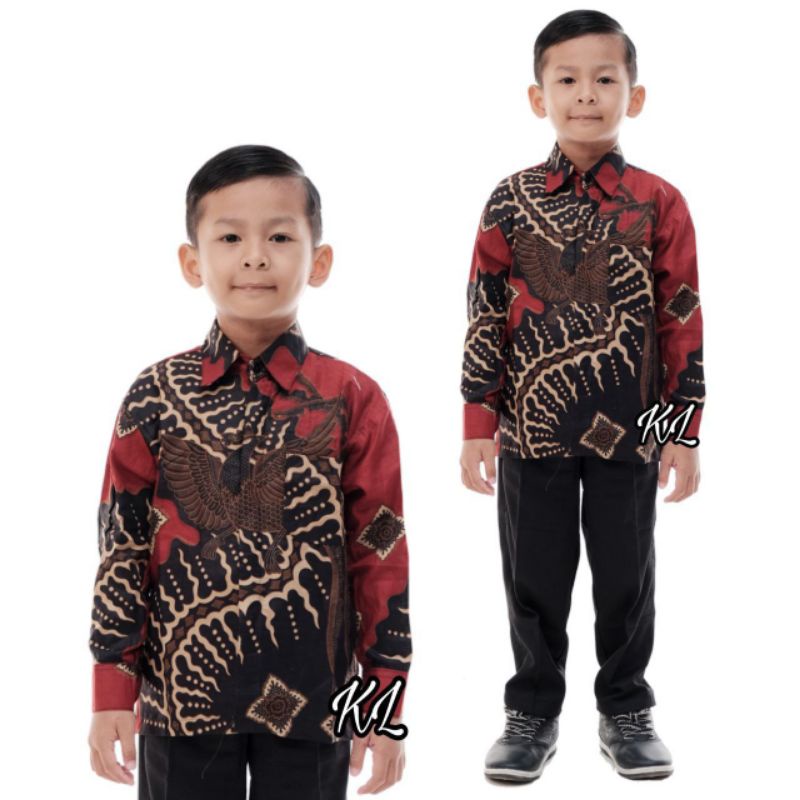 Baju Anak Kemeja Batik Anak Laki-Laki Baju Batik Modern