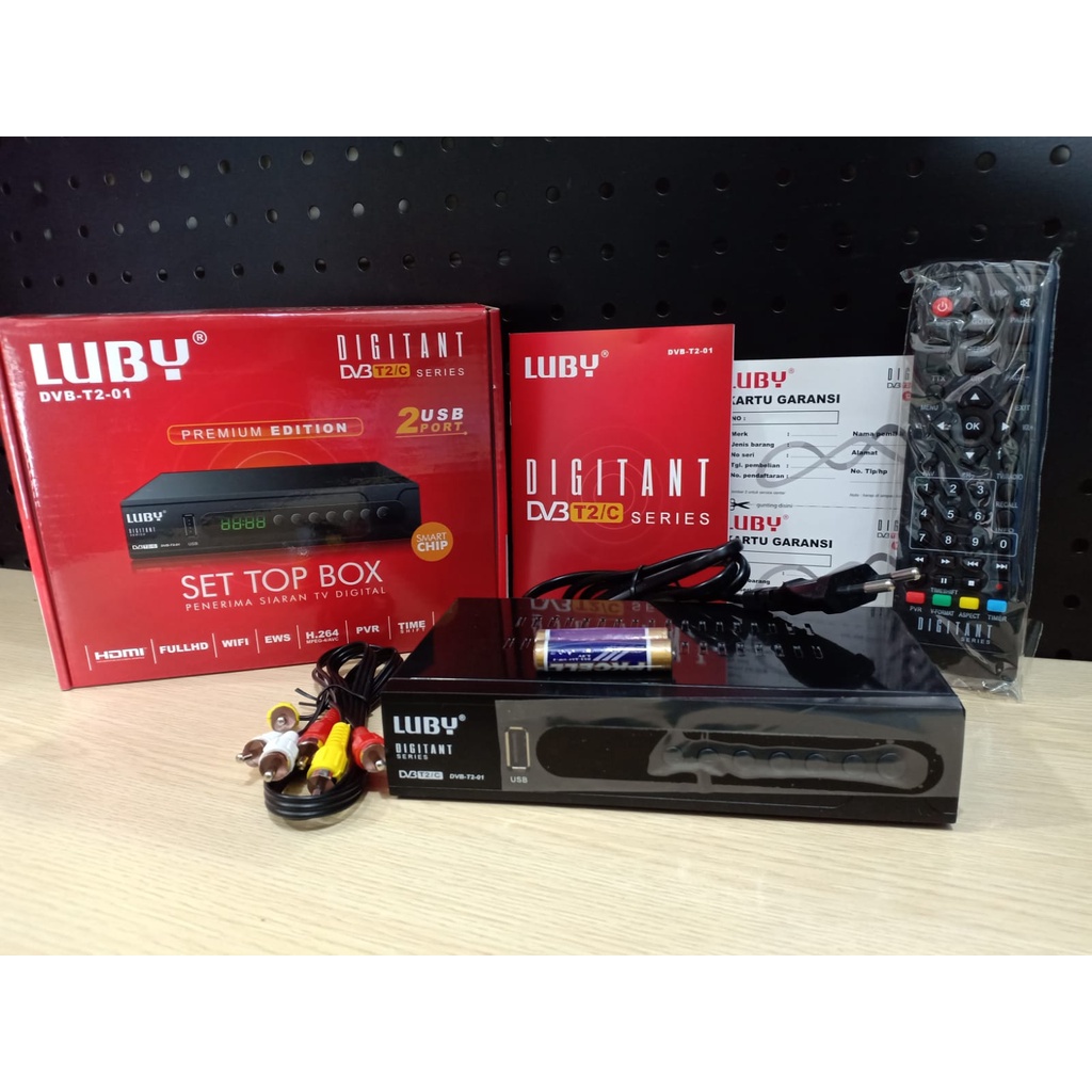 Set Top Box DVB T2 01 By Luby TV Siaran Digital STB - DVB T2 02