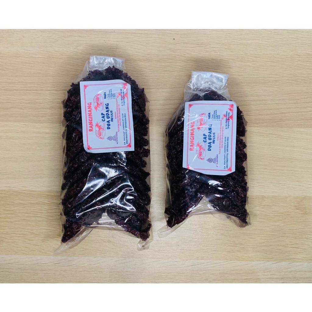 Rengginang mentah siap goreng isi 500gr / Ranginang Cap Dua Udang Bu Lilis