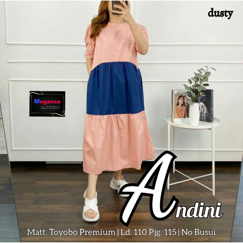 ANDINI GAMIS MIDI TERBARU BY MEGA