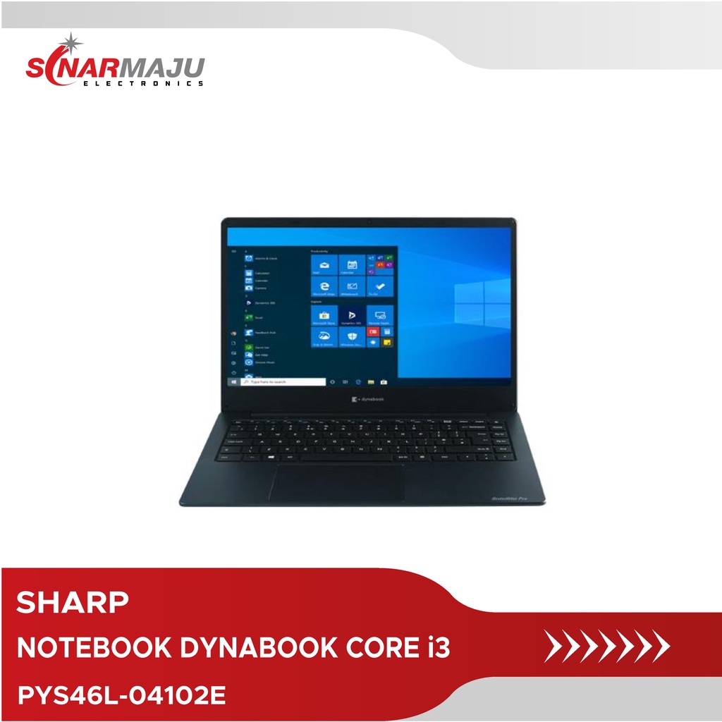 NOTEBOOK SHARP DYNABOOK CORE I3 PYS46L-04102E