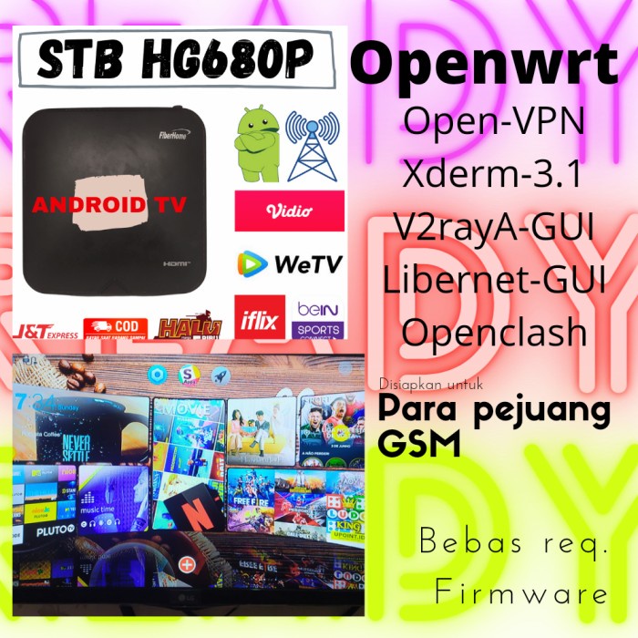 Stb HG680P Openwrt LIMITED EDITION