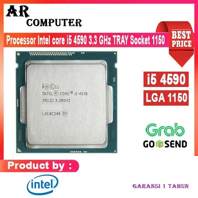 Psor Processor Intel Core I5 4590 Tanpa Fan Socket 1150