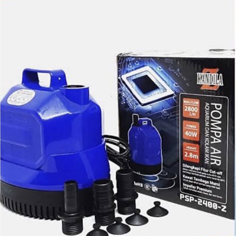 KANDILA PSP 2400 Z Pompa Air Celup Aquarium Kolam Ikan PSP2400Z Submersible Water Pump PSP 2400Z