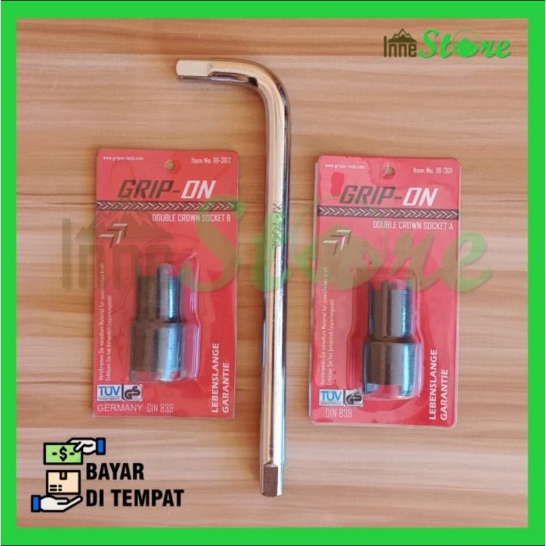 Paket 3 Set Kunci Kopling/ Treker Kopling/ Treker Mahkota