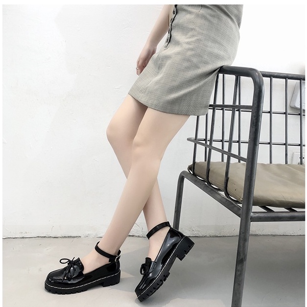 [ Import Design ] Sepatu Wanita Docmart Hitam Sepatu Oxford Wanita Import Premium Quality ID144