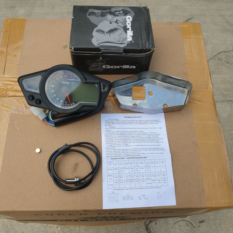 Speedometer Koso Rx1 Speedometer Koso Rx1n Speedometer Digital Koso Rx1n Import Detail Original Set 