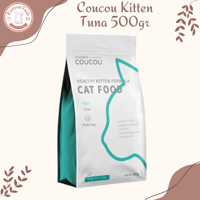 (EXP NOVEMBER 2023) CouCou 500gr All Stages &amp; Kitten Dry CAT Food - Makanan Kering Kucing Cou Cou