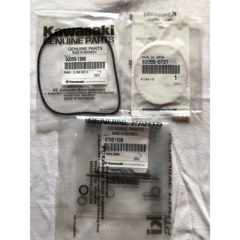 O Ring Head Ninja R SS RR Set