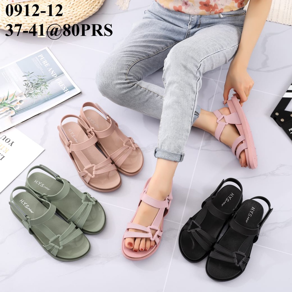 Sepatu sandal import wanita dewasa sepatu sendal cewek korea 0912 12bhys 37-41